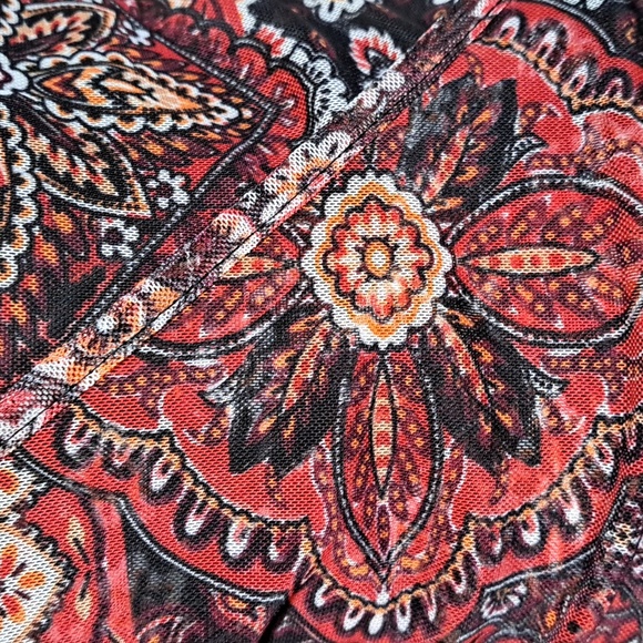 DOLLS KILL Daisy Street Floral Mesh Wrap Top Small - Picture 3 of 9